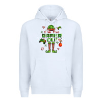 White im the gamer elf Premium Hoodie - FaDigitalArtStudio