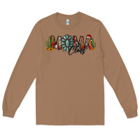 Toasted Coconut western christmas mama claus sunflowers and cactus Long Sleeve Tee - Jasminsmagicworld