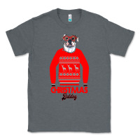 Charcoal Heather Christmas Buldog Classic Tee - Bettercallsaul