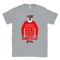 Heather Grey Christmas Buldog Classic Tee - Bettercallsaul