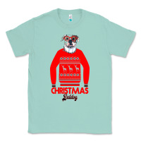 Seafoam Christmas Buldog Classic Tee - Bettercallsaul