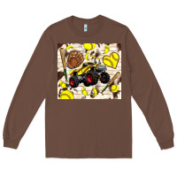 Chestnut softball crusher Long Sleeve Tee - TumblerDesignByShophia