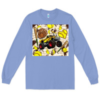 Colony Blue softball crusher Long Sleeve Tee - TumblerDesignByShophia