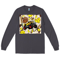 Smoke softball crusher Long Sleeve Tee - TumblerDesignByShophia