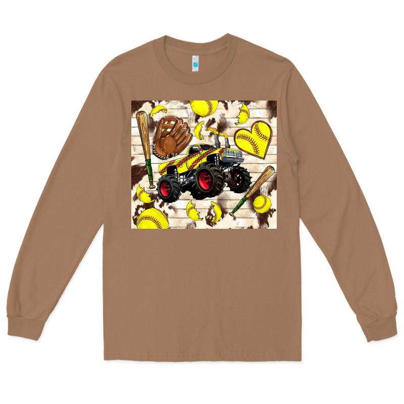 Softball Crusher Long Sleeve Tee by TumblerDesignByShophia | Teevron