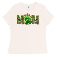Bone Western Mom With Shamrock Ladies Tee - BundleAndBundleShop