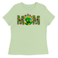 Matcha Western Mom With Shamrock Ladies Tee - BundleAndBundleShop