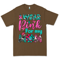 Cacao I Wear Pink For My Mom Premium Tee - BundleAndBundleShop
