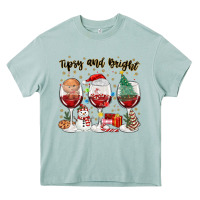 Tipsy And Bright Christmas Heavy Core Tee | Teevron