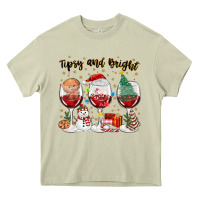 Mossy tipsy and bright christmas Heavy Core Tee - MaliasSmallBusiness