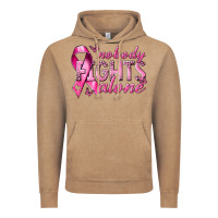 Vintage Coffee nobody fights alone cancer Vintage Hoodie - NancyCooperArtShop