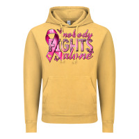 Vintage Mustard nobody fights alone cancer Vintage Hoodie - NancyCooperArtShop