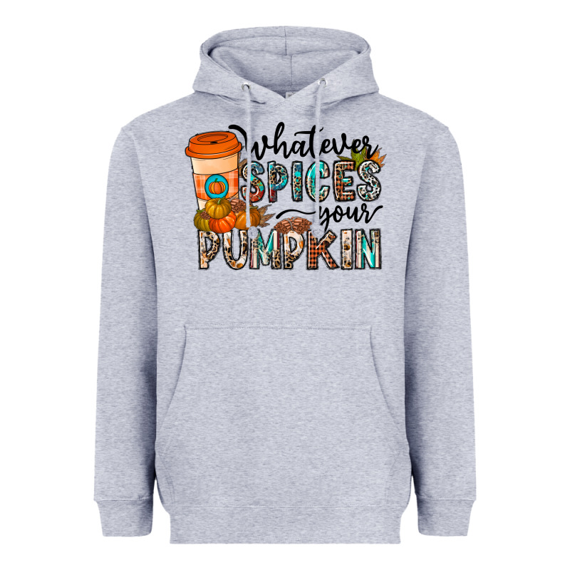 Whatever Spices Your Pumpkin Heavyweight Hoodie by CowhideDigitalArt | Teevron