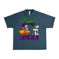Midnight Navy Let's Go Ghouls Urban Heavy Tee - texasbilliewilder