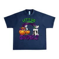 Navy Let's Go Ghouls Urban Heavy Tee - texasbilliewilder