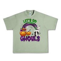Oil Green Let's Go Ghouls Urban Heavy Tee - texasbilliewilder
