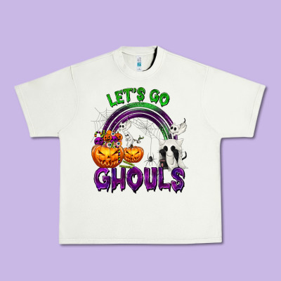 Let's Go Ghouls Urban Heavy Tee Designed By Texasbilliewilder
