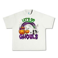 Pistachio Let's Go Ghouls Urban Heavy Tee - texasbilliewilder