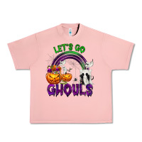 Salmon Let's Go Ghouls Urban Heavy Tee - texasbilliewilder