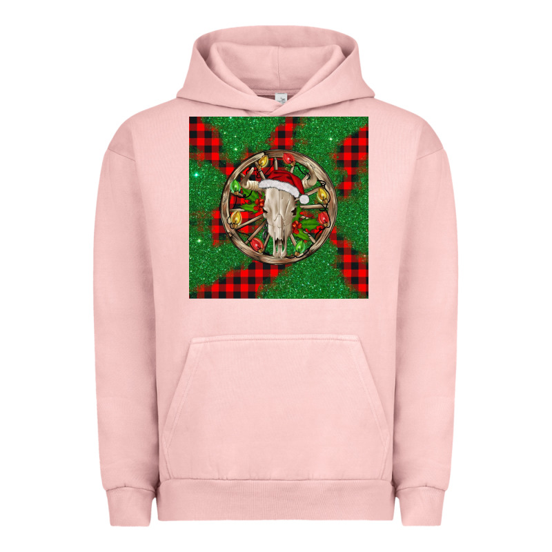 Christmas Bull Skull Urban Hoodie by BarkalooDesign | Teevron