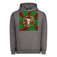 Pigment Tornado Christmas bull skull Urban Hoodie - BarkalooDesign
