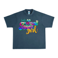 Midnight Navy just a small town girl Urban Heavy Tee - JahusDesignShop
