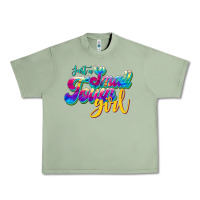 Oil Green just a small town girl Urban Heavy Tee - JahusDesignShop