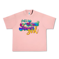 Salmon just a small town girl Urban Heavy Tee - JahusDesignShop