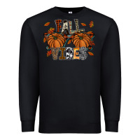 Black fall vibes Premium Sweatshirt - SublimationCraftShop