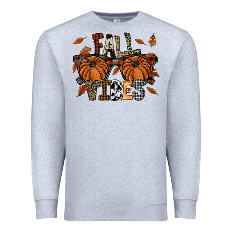 Fall Vibes Premium Sweatshirt by SublimationCraftShop | Teevron
