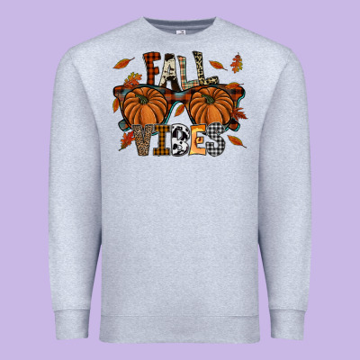 Fall Vibes Premium Sweatshirt Designed By Sublimationcraftshop