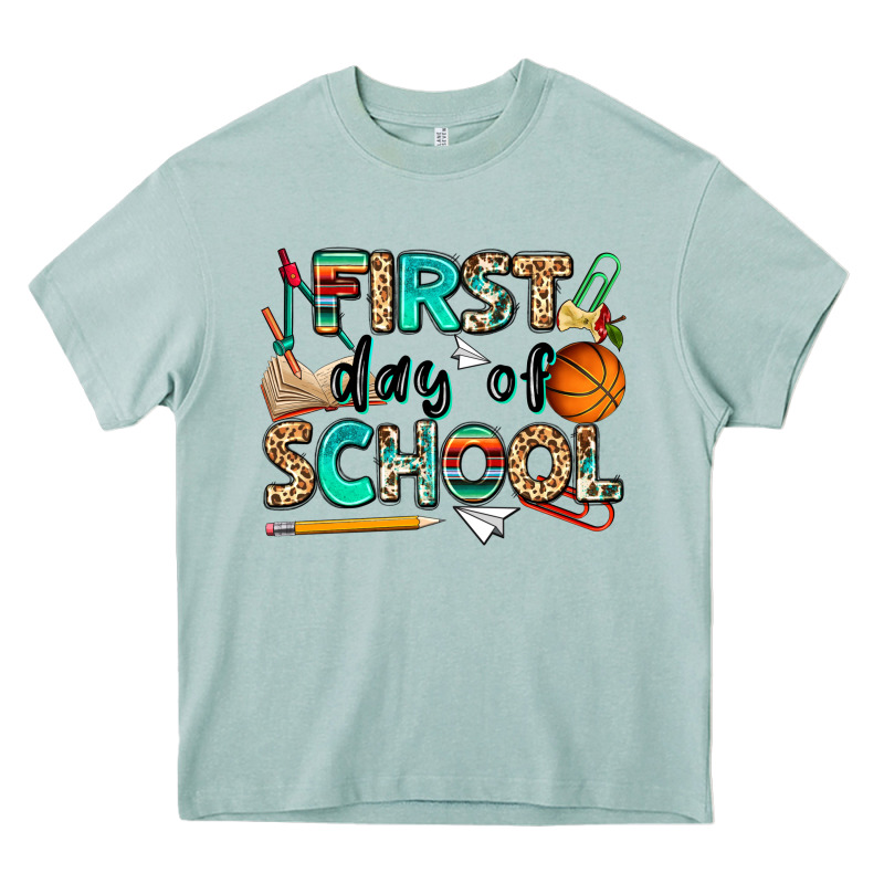 First Day Of School Heavy Core Tee by NancyCooperArtShop | Teevron