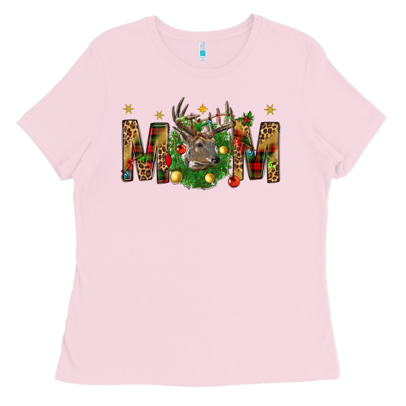 Western Mom With Reindeer Ladies Tee by BundleAndBundleShop | Teevron
