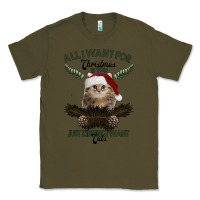 Army Green All I Want For Christmas Is You Just Kidding I Want Cats Classic Tee - Bettercallsaul