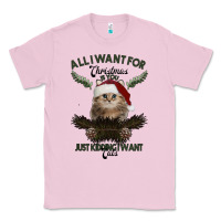 Bubblegum Pink All I Want For Christmas Is You Just Kidding I Want Cats Classic Tee - Bettercallsaul