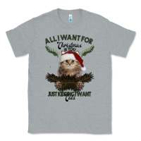Heather Grey All I Want For Christmas Is You Just Kidding I Want Cats Classic Tee - Bettercallsaul