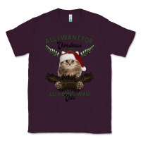 Plum All I Want For Christmas Is You Just Kidding I Want Cats Classic Tee - Bettercallsaul
