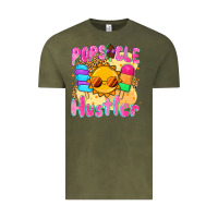 Vintage Olive popsicle hustler Vintage Tee - NancyCooperArtShop