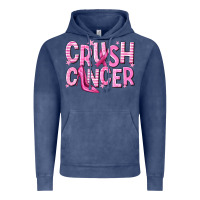 Vintage Denim crush cancer Vintage Hoodie - NancyCooperArtShop