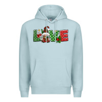 Blue Mist love christmas gnome Premium Hoodie - BundleAndBundleShop