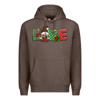 Coffee love christmas gnome Premium Hoodie - BundleAndBundleShop