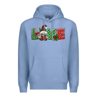 Colony Blue love christmas gnome Premium Hoodie - BundleAndBundleShop