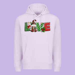 Love Christmas Gnome Premium Hoodie Designed By Bundleandbundleshop