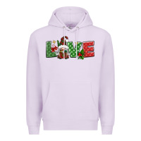 Lilac love christmas gnome Premium Hoodie - BundleAndBundleShop