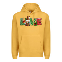 Mustard love christmas gnome Premium Hoodie - BundleAndBundleShop