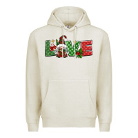 Oatmeal Heather love christmas gnome Premium Hoodie - BundleAndBundleShop