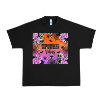 Black Spooky Vibes Urban Heavy Tee - texasbilliewilder