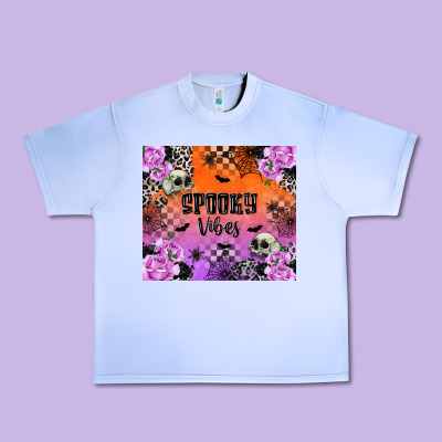 Spooky Vibes Urban Heavy Tee Designed By Texasbilliewilder