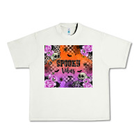 Pistachio Spooky Vibes Urban Heavy Tee - texasbilliewilder