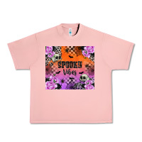 Salmon Spooky Vibes Urban Heavy Tee - texasbilliewilder